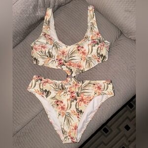 Abercrombie and Fitch one piece cut out swimsuit